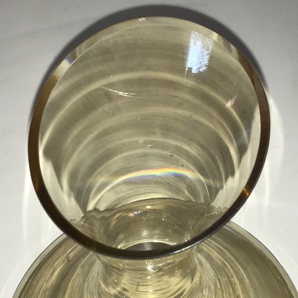 Ship Wine Decanter Slant Top W/ Round Bottom Champagne Crystal Decanter - Picture 6 of 16